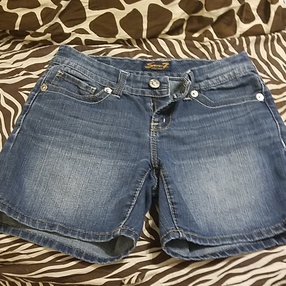 seven denim shorts